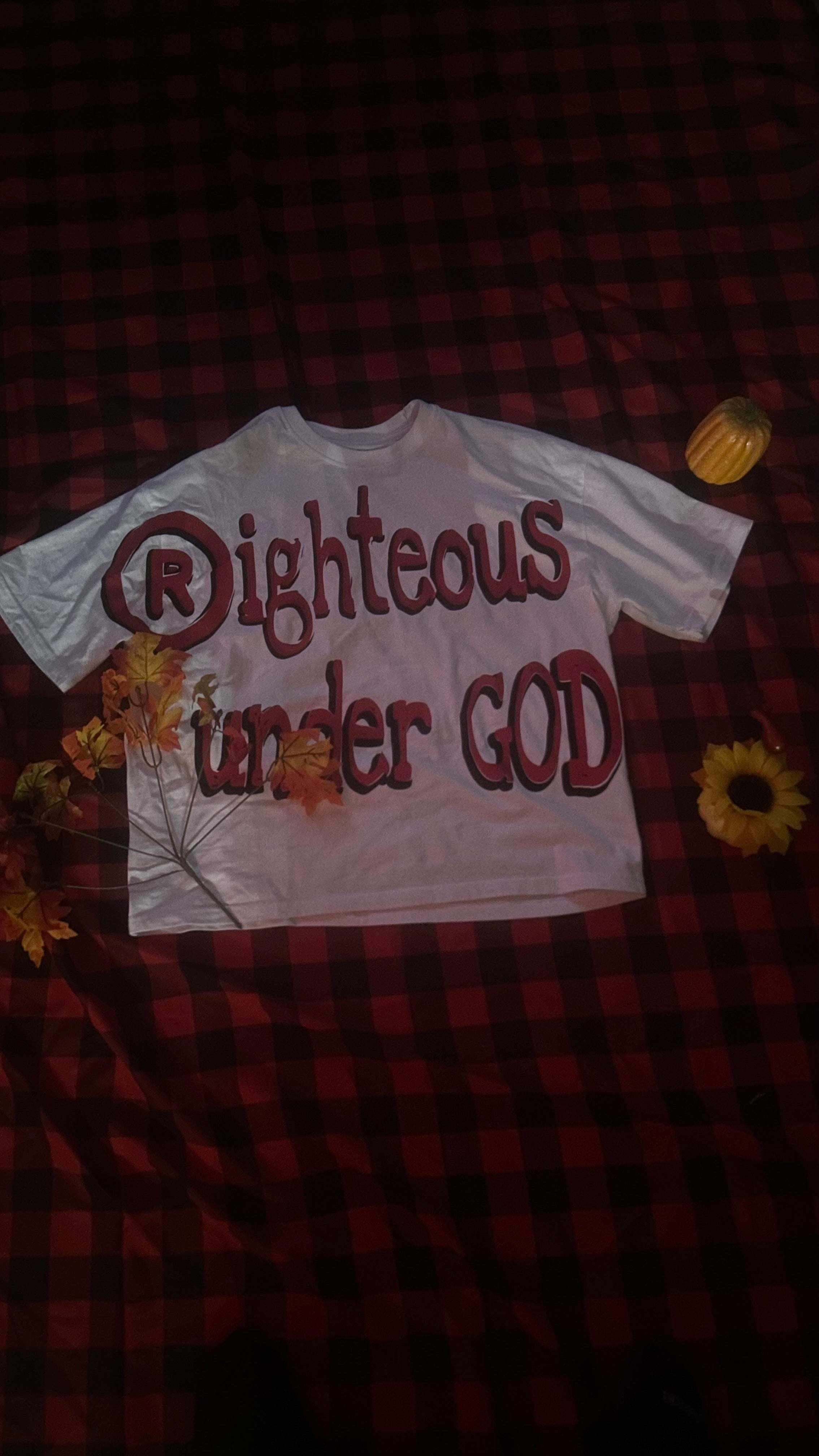 Righteous under GOD t-shirt