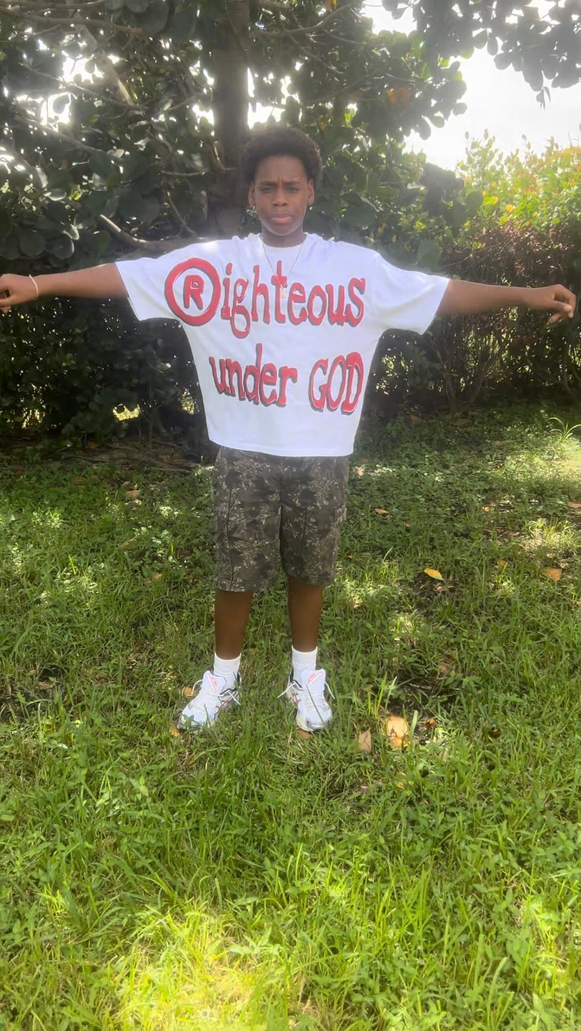 Righteous under GOD t-shirt